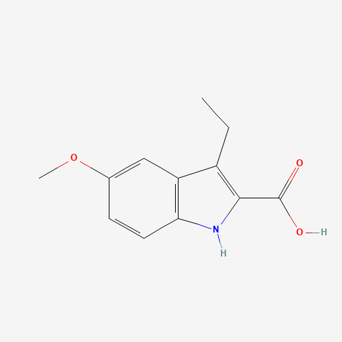 446830-66-6 3-ethyl-5-methoxy-1H-indole-2-carboxylic acid chemical structure
