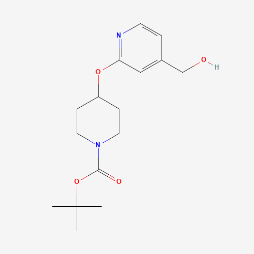 960001-28-9 tert-butyl 4-[4-(hydroxymethyl)pyridin-2-yl]oxypiperidine-1-carboxylate chemical structure