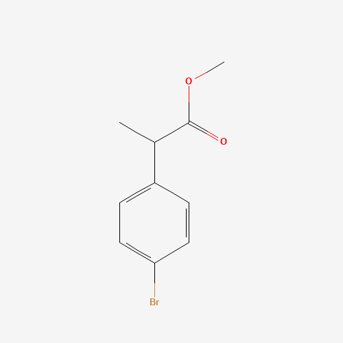 83636-46-8 methyl 2-(4-bromophenyl)propanoate chemical structure