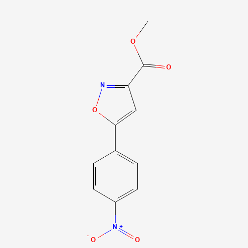 487034-01-5 methyl 5-(4-nitrophenyl)-1,2-oxazole-3-carboxylate chemical structure