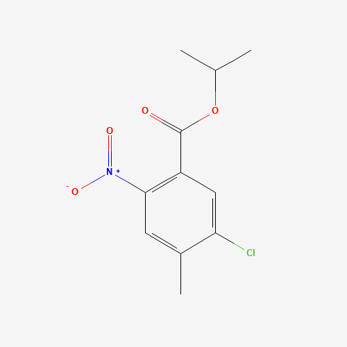 1204518-43-3 propan-2-yl 5-chloro-4-methyl-2-nitrobenzoate chemical structure