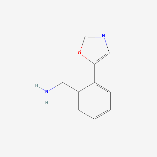 1261268-75-0 [2-(1,3-oxazol-5-yl)phenyl]methanamine chemical structure