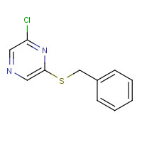 33870-91-6 2-benzylsulfanyl-6-chloropyrazine chemical structure