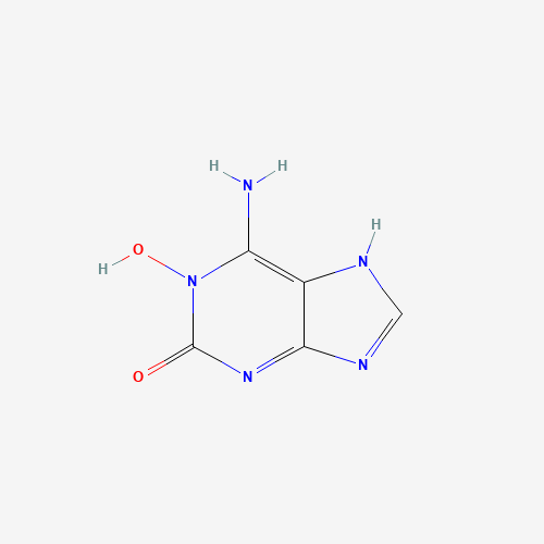51463-89-9 6-amino-1-hydroxy-7H-purin-2-one chemical structure