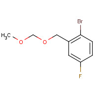 845301-93-1 1-bromo-4-fluoro-2-(methoxymethoxymethyl)benzene chemical structure