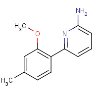 198211-81-3 6-(2-methoxy-4-methylphenyl)pyridin-2-amine chemical structure