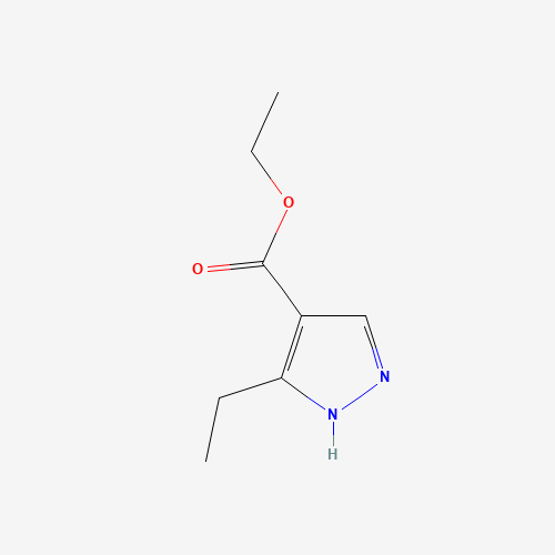 73981-23-4 ethyl 5-ethyl-1H-pyrazole-4-carboxylate chemical structure