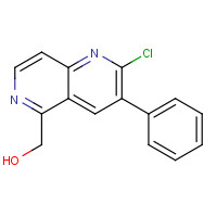 1238324-20-3 (2-chloro-3-phenyl-1,6-naphthyridin-5-yl)methanol chemical structure
