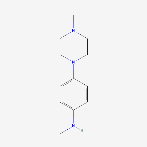 1224684-96-1 N-methyl-4-(4-methylpiperazin-1-yl)aniline chemical structure