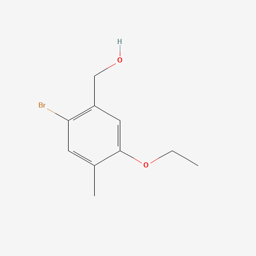 1350759-96-4 (2-bromo-5-ethoxy-4-methylphenyl)methanol chemical structure