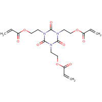 67893-00-9 2-[2,4,6-trioxo-3,5-bis(2-prop-2-enoyloxyethyl)-1,3,5-triazinan-1-yl]ethyl prop-2-enoate chemical structure