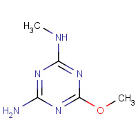 37019-25-3 6-methoxy-2-N-methyl-1,3,5-triazine-2,4-diamine chemical structure