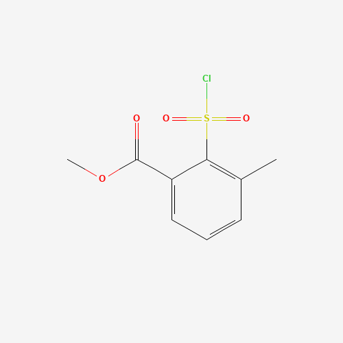 126535-26-0 methyl 2-chlorosulfonyl-3-methylbenzoate chemical structure