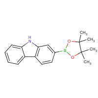 1242412-60-7 2-(4,4,5,5-tetramethyl-1,3,2-dioxaborolan-2-yl)-9H-carbazole chemical structure