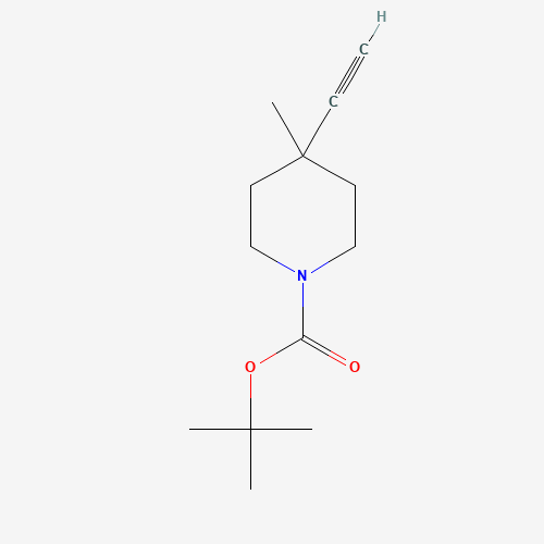 1363383-17-8 tert-butyl 4-ethynyl-4-methylpiperidine-1-carboxylate chemical structure