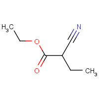 1619-58-5 ethyl 2-cyanobutanoate chemical structure