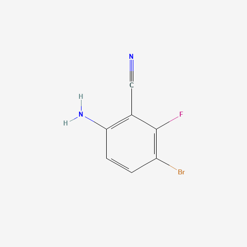 845866-92-4 6-amino-3-bromo-2-fluorobenzonitrile chemical structure