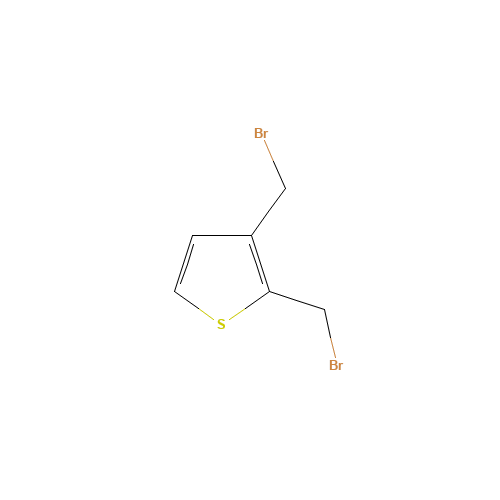 13250-86-7 2,3-bis(bromomethyl)thiophene chemical structure