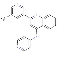 1303557-27-8 2-(5-methylpyridin-3-yl)-N-pyridin-4-ylquinolin-4-amine chemical structure