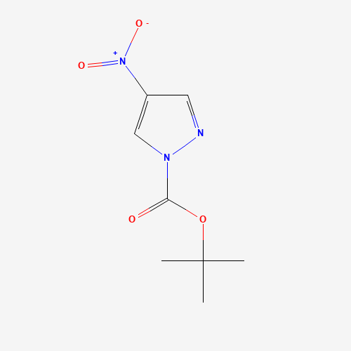 1018446-96-2 tert-butyl 4-nitropyrazole-1-carboxylate chemical structure