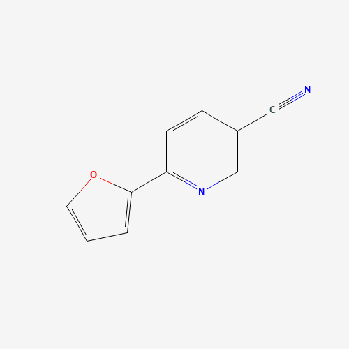 619334-28-0 6-(furan-2-yl)pyridine-3-carbonitrile chemical structure