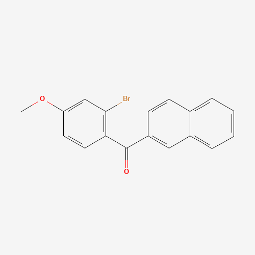 244103-51-3 (2-bromo-4-methoxyphenyl)-naphthalen-2-ylmethanone chemical structure