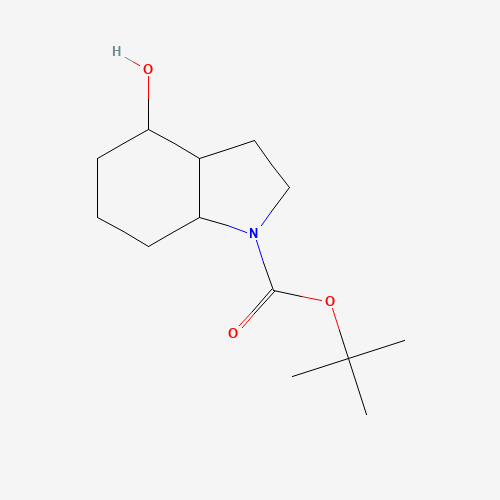543910-49-2 tert-butyl 4-hydroxy-2,3,3a,4,5,6,7,7a-octahydroindole-1-carboxylate chemical structure
