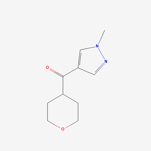 1104226-94-9 (1-methylpyrazol-4-yl)-(oxan-4-yl)methanone chemical structure