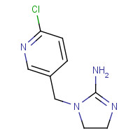 115970-17-7 1-[(6-chloropyridin-3-yl)methyl]-4,5-dihydroimidazol-2-amine chemical structure