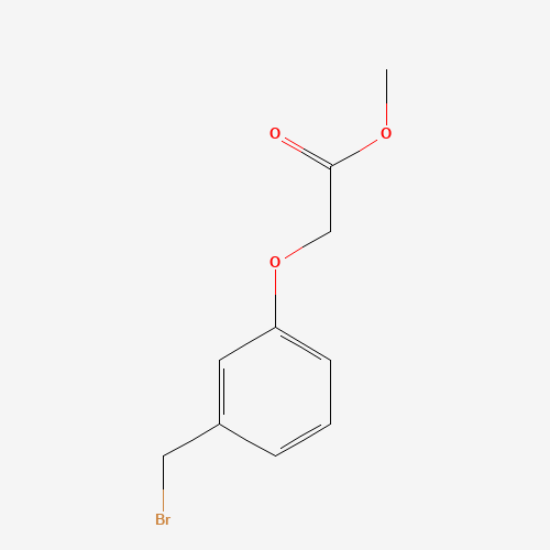 136645-26-6 methyl 2-[3-(bromomethyl)phenoxy]acetate chemical structure