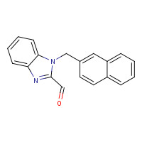 537010-29-0 1-(naphthalen-2-ylmethyl)benzimidazole-2-carbaldehyde chemical structure