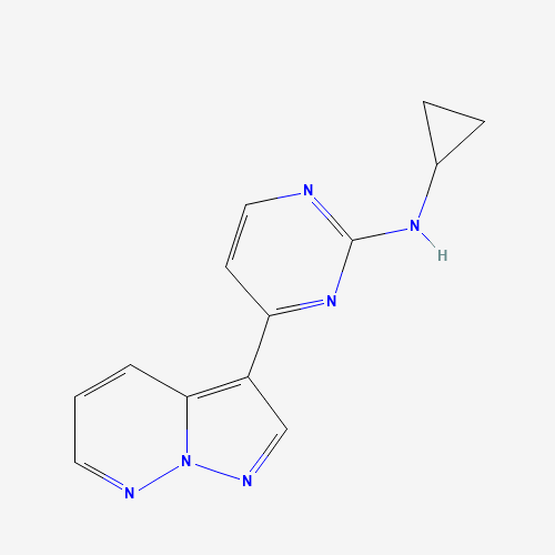 551919-54-1 N-cyclopropyl-4-pyrazolo[1,5-b]pyridazin-3-ylpyrimidin-2-amine chemical structure