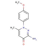133221-01-9 3-amino-1-(4-methoxyphenyl)-6-methylpyridazin-4-one chemical structure