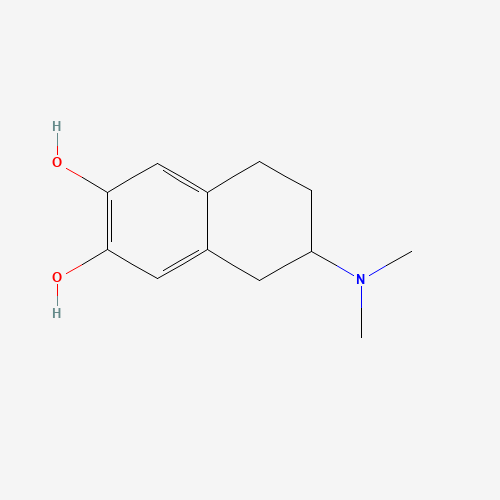 66543-77-9 6-(dimethylamino)-5,6,7,8-tetrahydronaphthalene-2,3-diol chemical structure