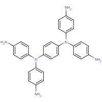 3283-07-6 4-N-[4-(4-amino-N-(4-aminophenyl)anilino)phenyl]-4-N-(4-aminophenyl)benzene-1,4-diamine chemical structure