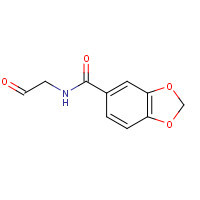 1082900-00-2 N-(2-oxoethyl)-1,3-benzodioxole-5-carboxamide chemical structure