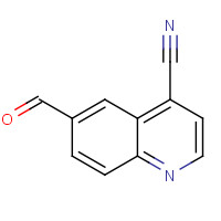 916812-65-2 6-formylquinoline-4-carbonitrile chemical structure
