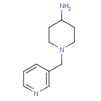 160357-88-0 1-(pyridin-3-ylmethyl)piperidin-4-amine chemical structure