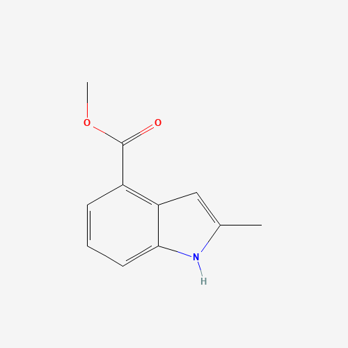 34058-51-0 methyl 2-methyl-1H-indole-4-carboxylate chemical structure