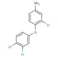 57688-23-0 3-chloro-4-(3,4-dichlorophenoxy)aniline chemical structure