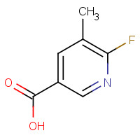 885267-35-6 6-fluoro-5-methylpyridine-3-carboxylic acid chemical structure