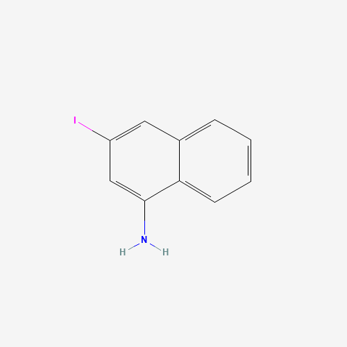 90841-85-3 3-iodonaphthalen-1-amine chemical structure
