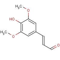 4206-58-0 (E)-3-(4-hydroxy-3,5-dimethoxyphenyl)prop-2-enal chemical structure