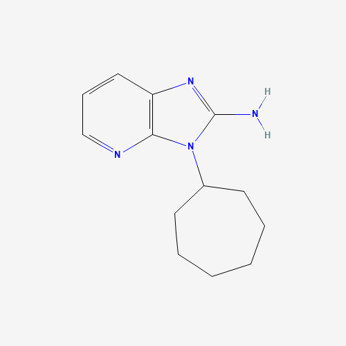 684648-95-1 3-cycloheptylimidazo[4,5-b]pyridin-2-amine chemical structure