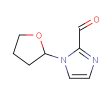 1235864-54-6 1-(oxolan-2-yl)imidazole-2-carbaldehyde chemical structure