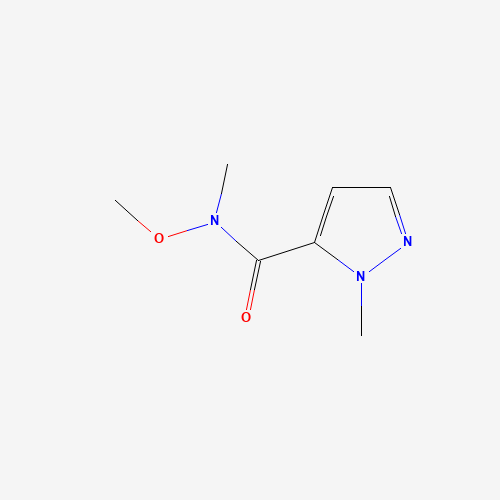 1339452-16-2 N-methoxy-N,2-dimethylpyrazole-3-carboxamide chemical structure