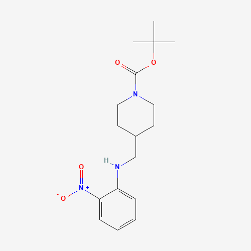 1233953-16-6 tert-butyl 4-[(2-nitroanilino)methyl]piperidine-1-carboxylate chemical structure