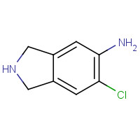 905273-33-8 6-chloro-2,3-dihydro-1H-isoindol-5-amine chemical structure