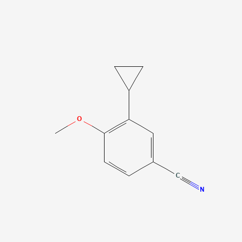 1112851-33-8 3-cyclopropyl-4-methoxybenzonitrile chemical structure