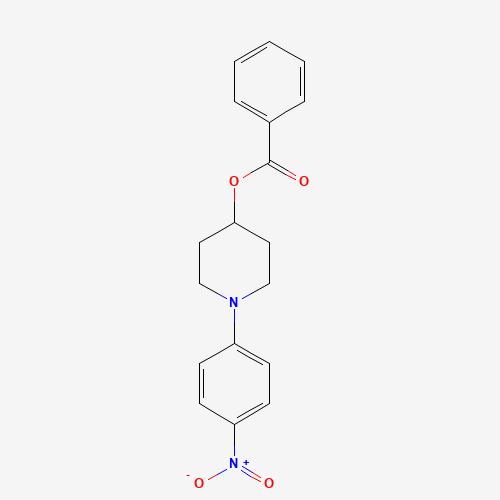 339010-12-7 [1-(4-nitrophenyl)piperidin-4-yl] benzoate chemical structure